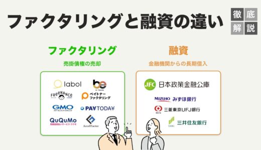 ファクタリングと融資の違いを徹底比較！ どちらが最適？ 状況別に最適な資金調達方法を解説